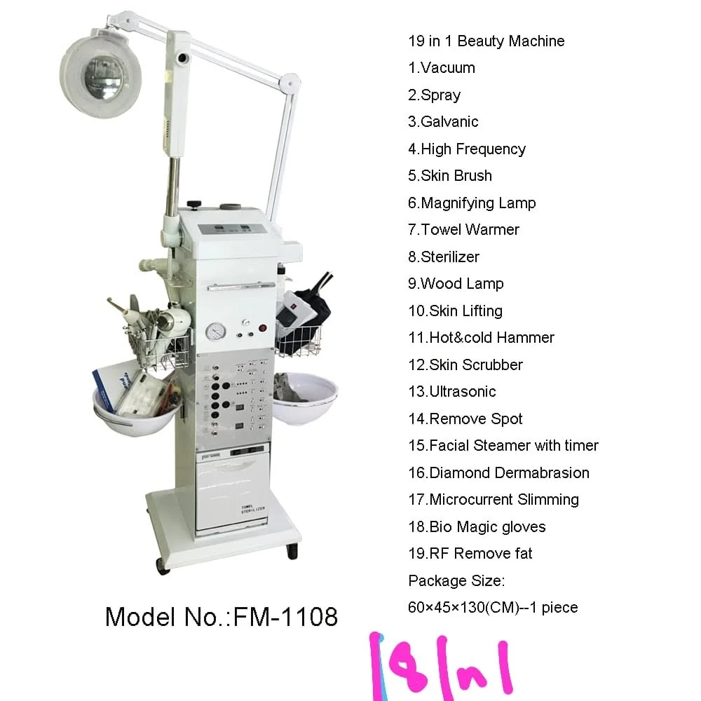 18 in 1 Beauty facial machine studio view 1